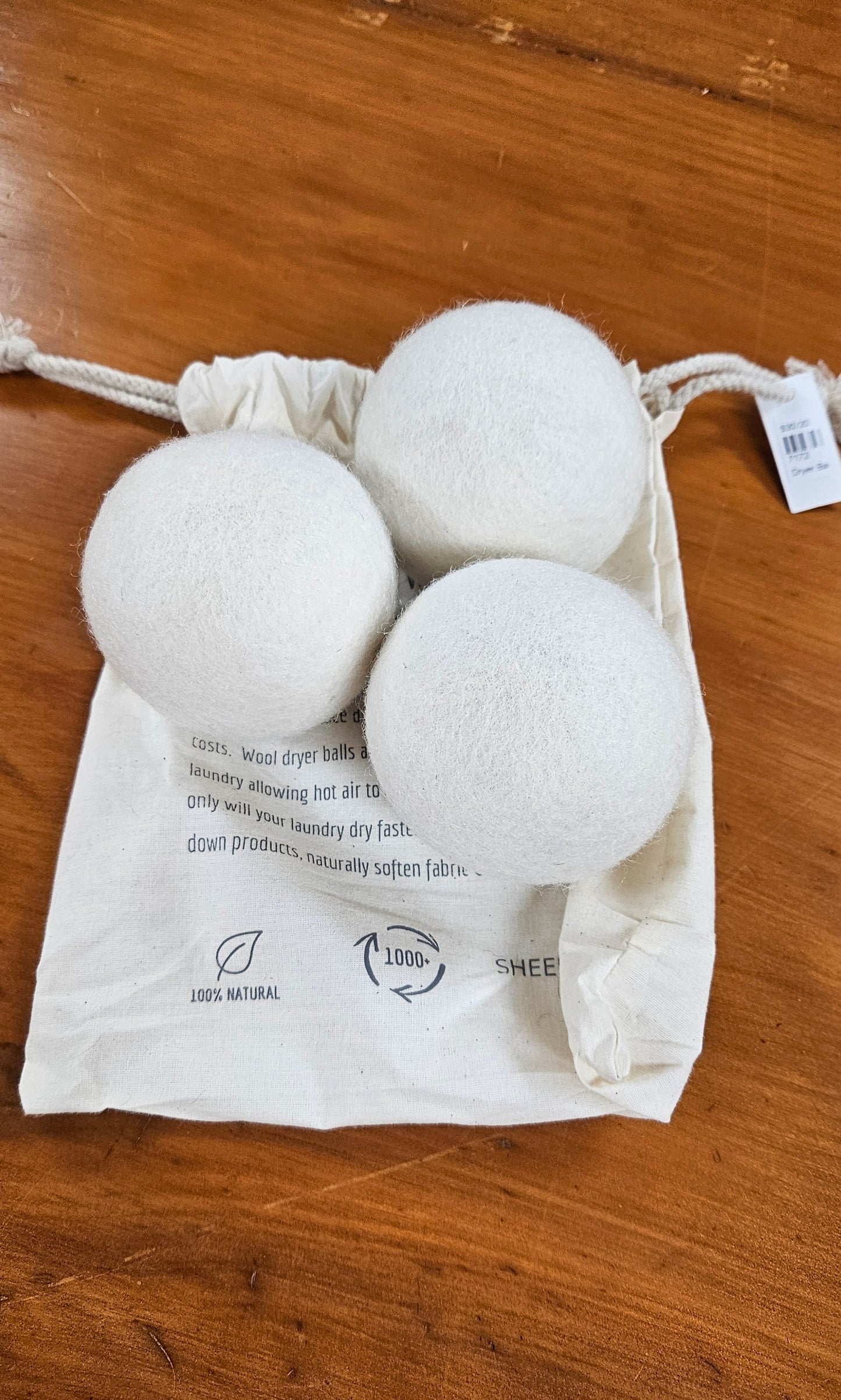 100% Wool Dryer Balls