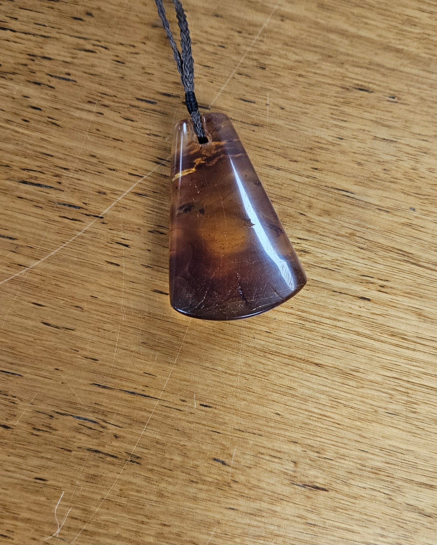 Kauri Gum Toki Necklace