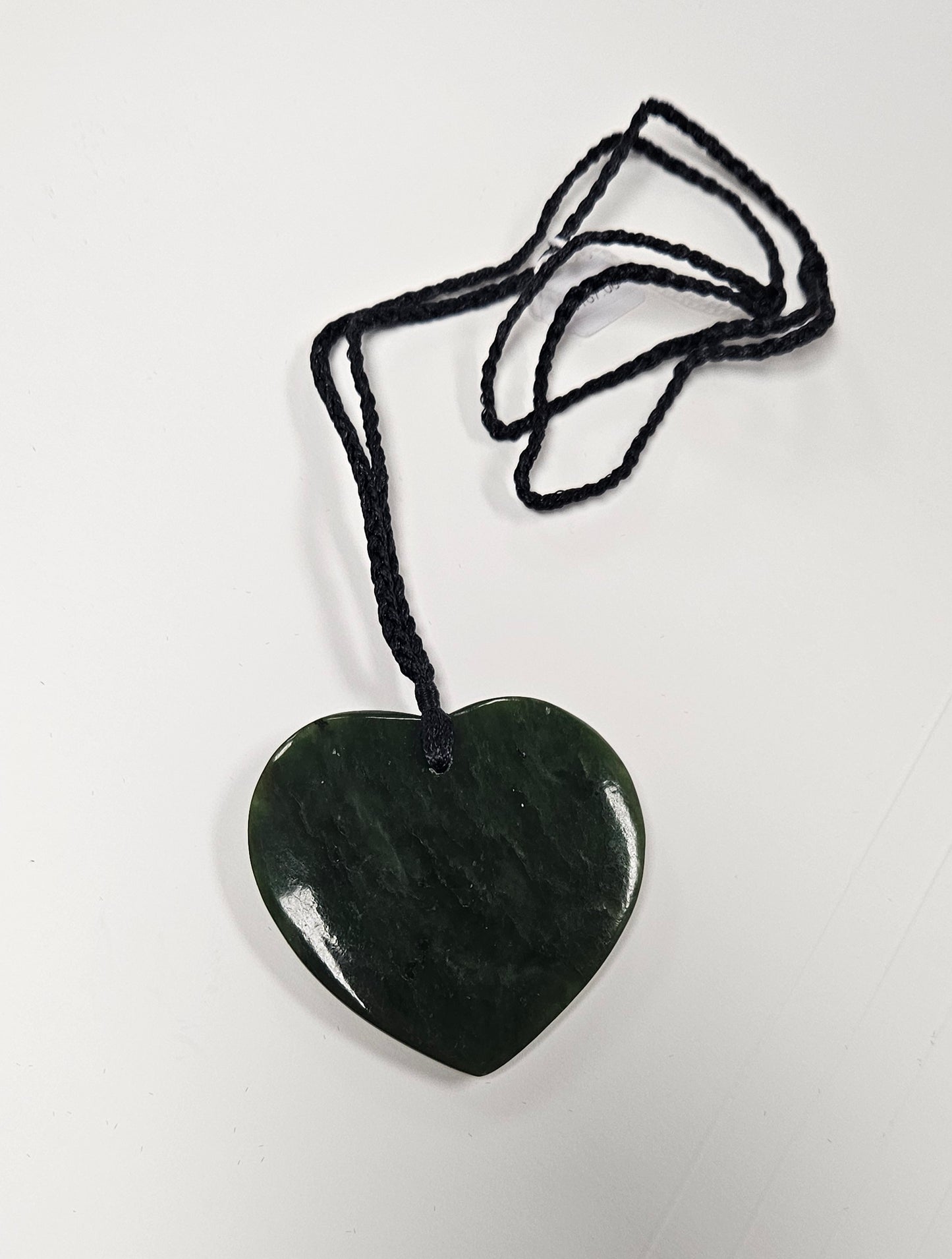 Greenstone Heart Shaped Pendant