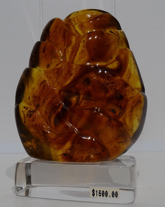 Sculpture - kauri gum