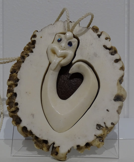 Sculpture -  deer horn