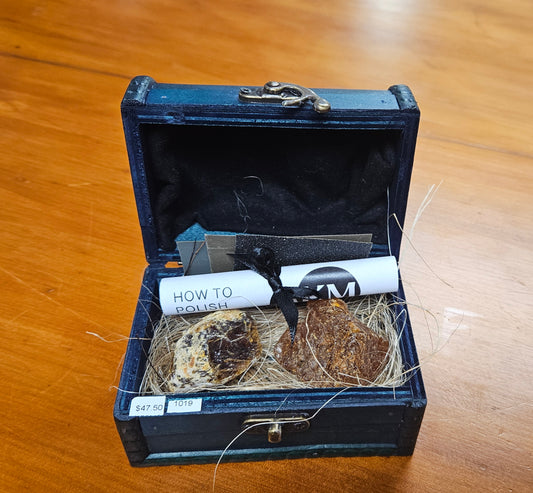 Kauri Gum Polishing Treasure Chest