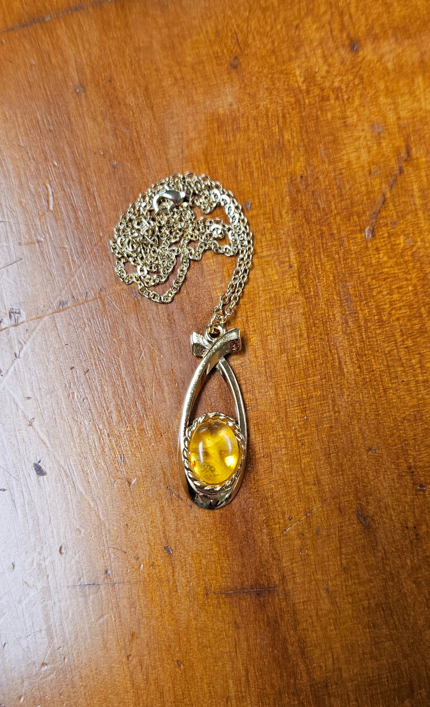 Kauri Gum Silver Pendant