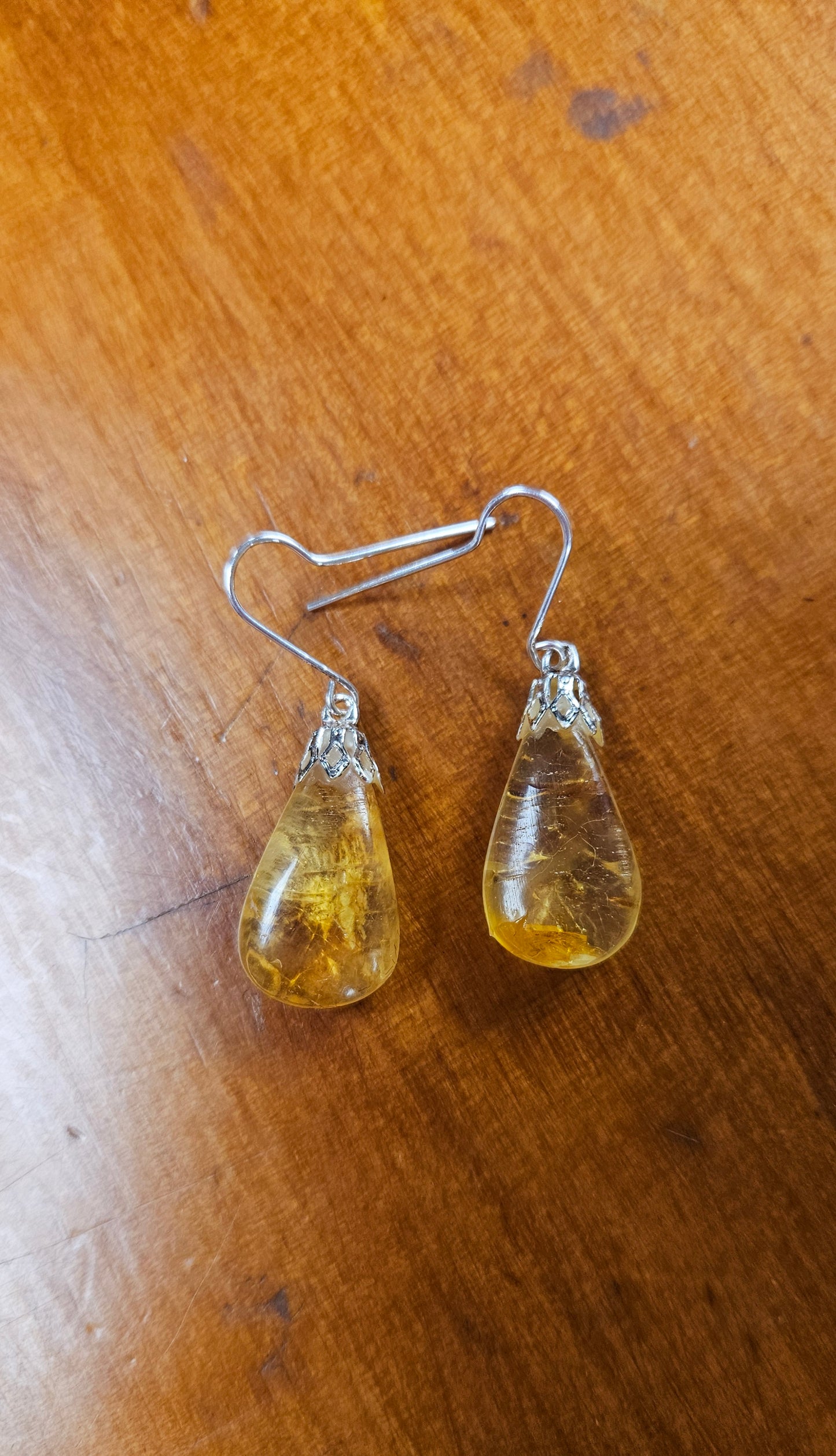 Kauri Gum Hook Style Earrings