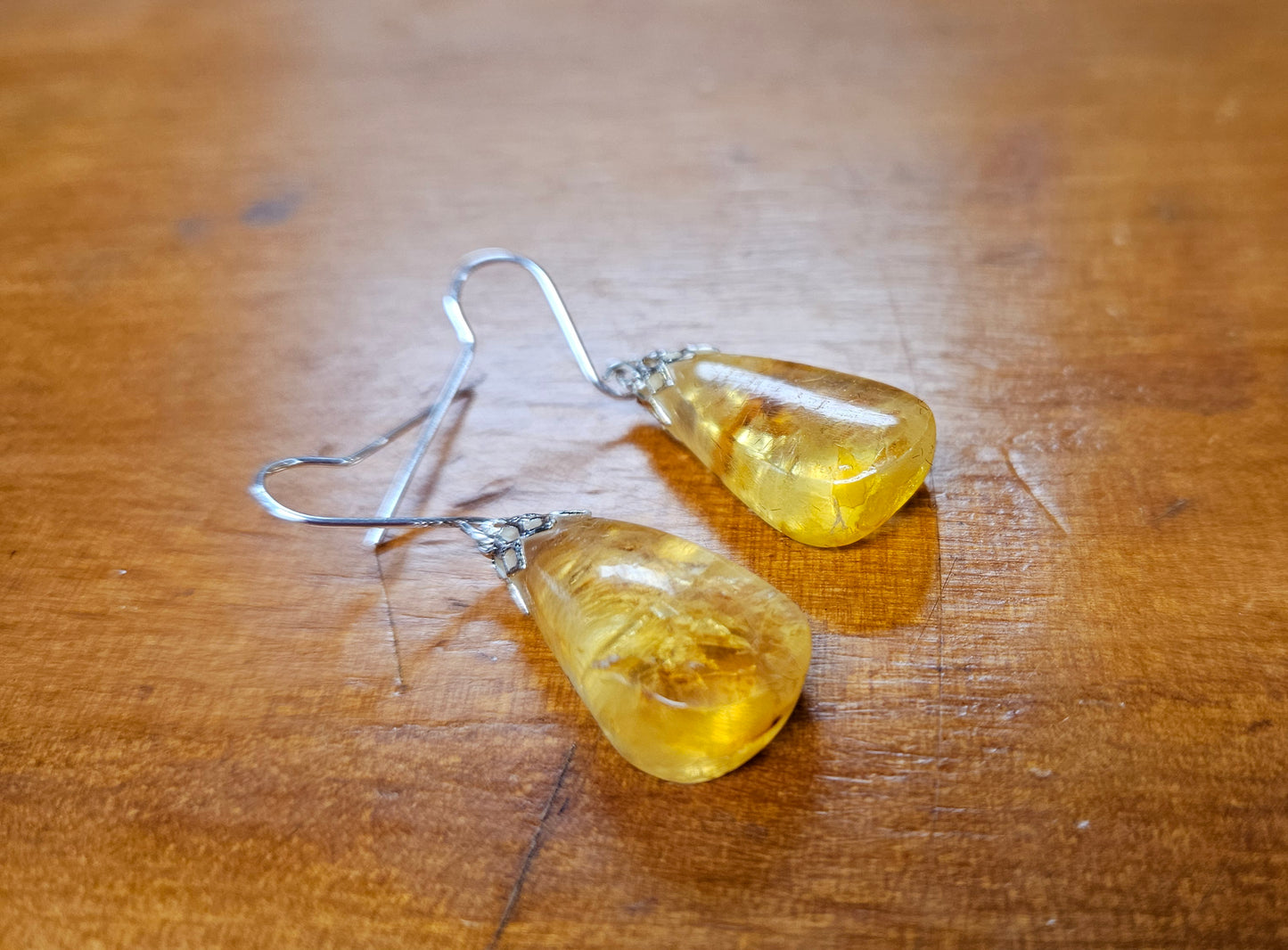 Kauri Gum Hook Style Earrings