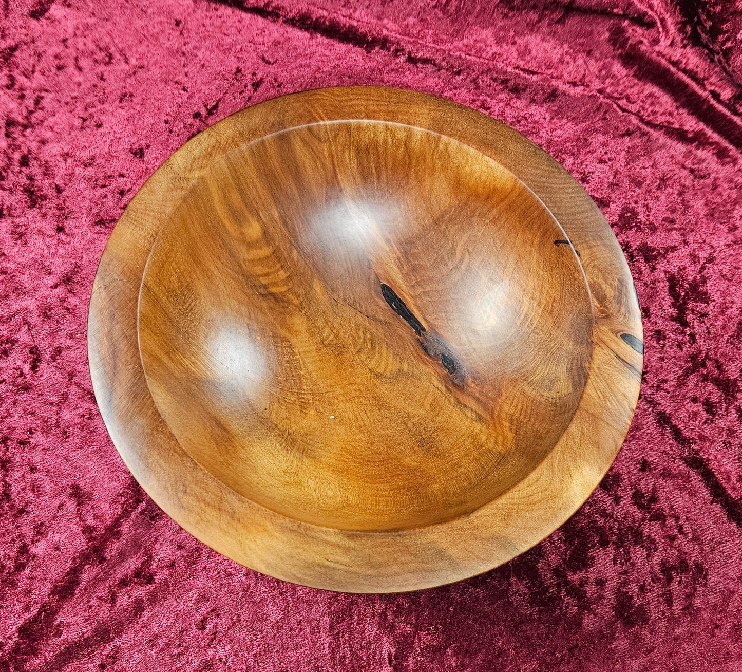 Large Dark Coloured Kauri Bowl