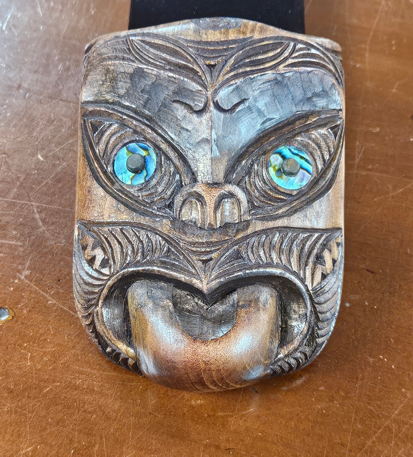 Carved Maori Wall Mask