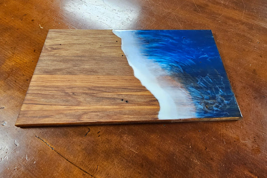 Recycled Kauri Board With Resin