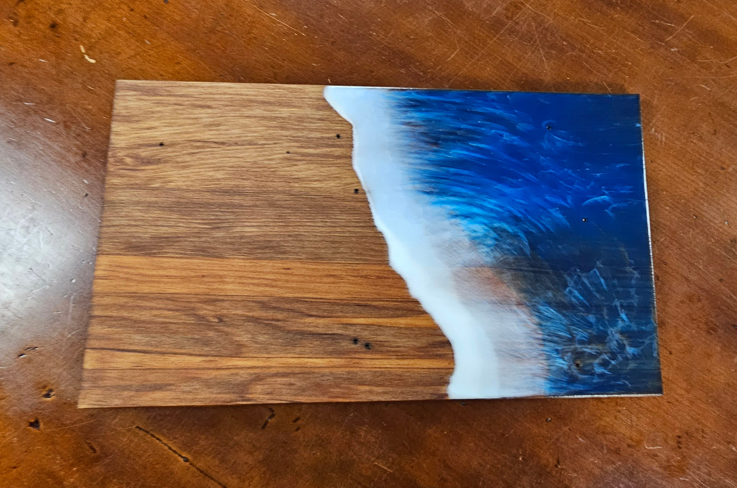 Recycled Kauri Board With Resin