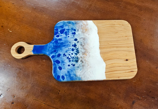 Thin Kauri Serving Board With Resin