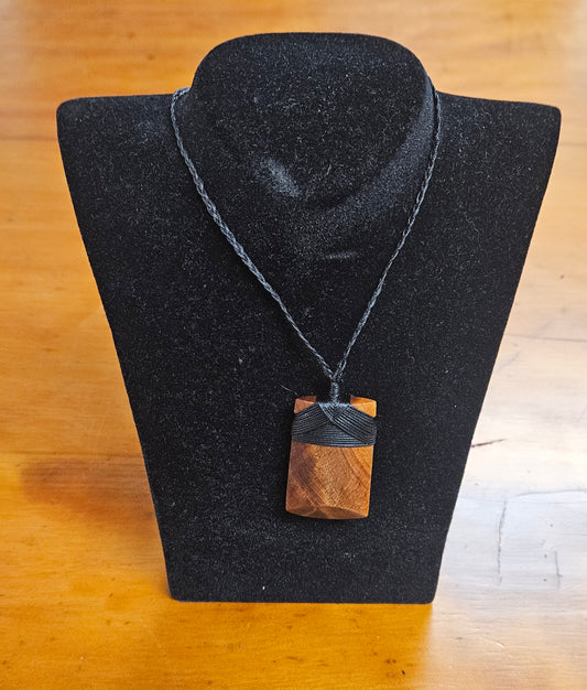 Kauri Wood Pendant .. Small