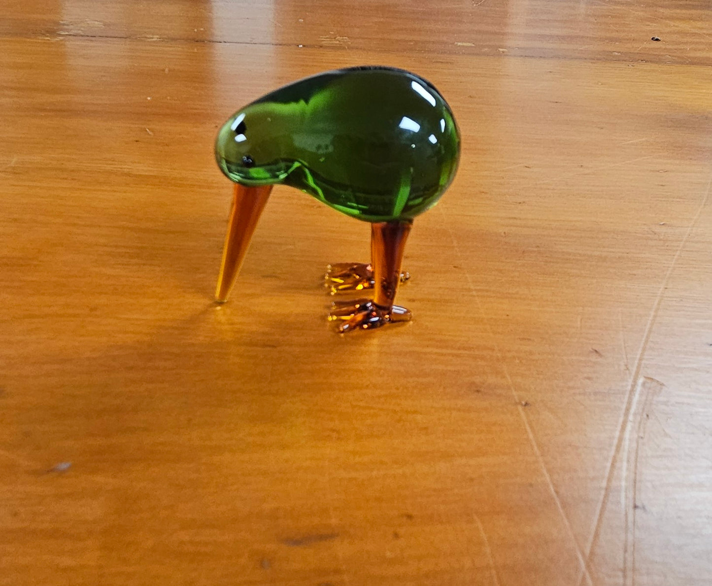 Glass Kiwi And Pukeko Ornament