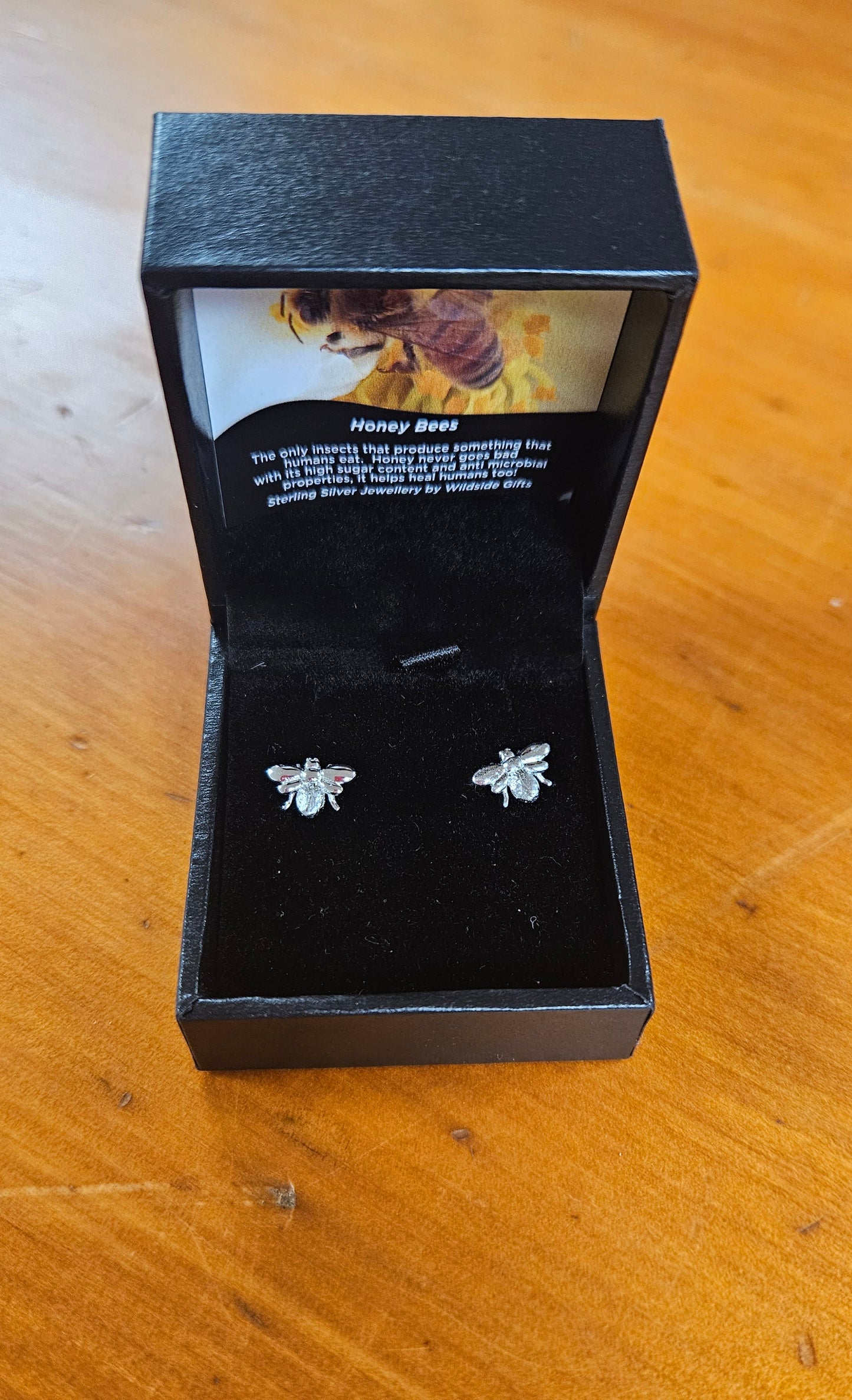 Honey Bee Sterling Silver Stud earrings