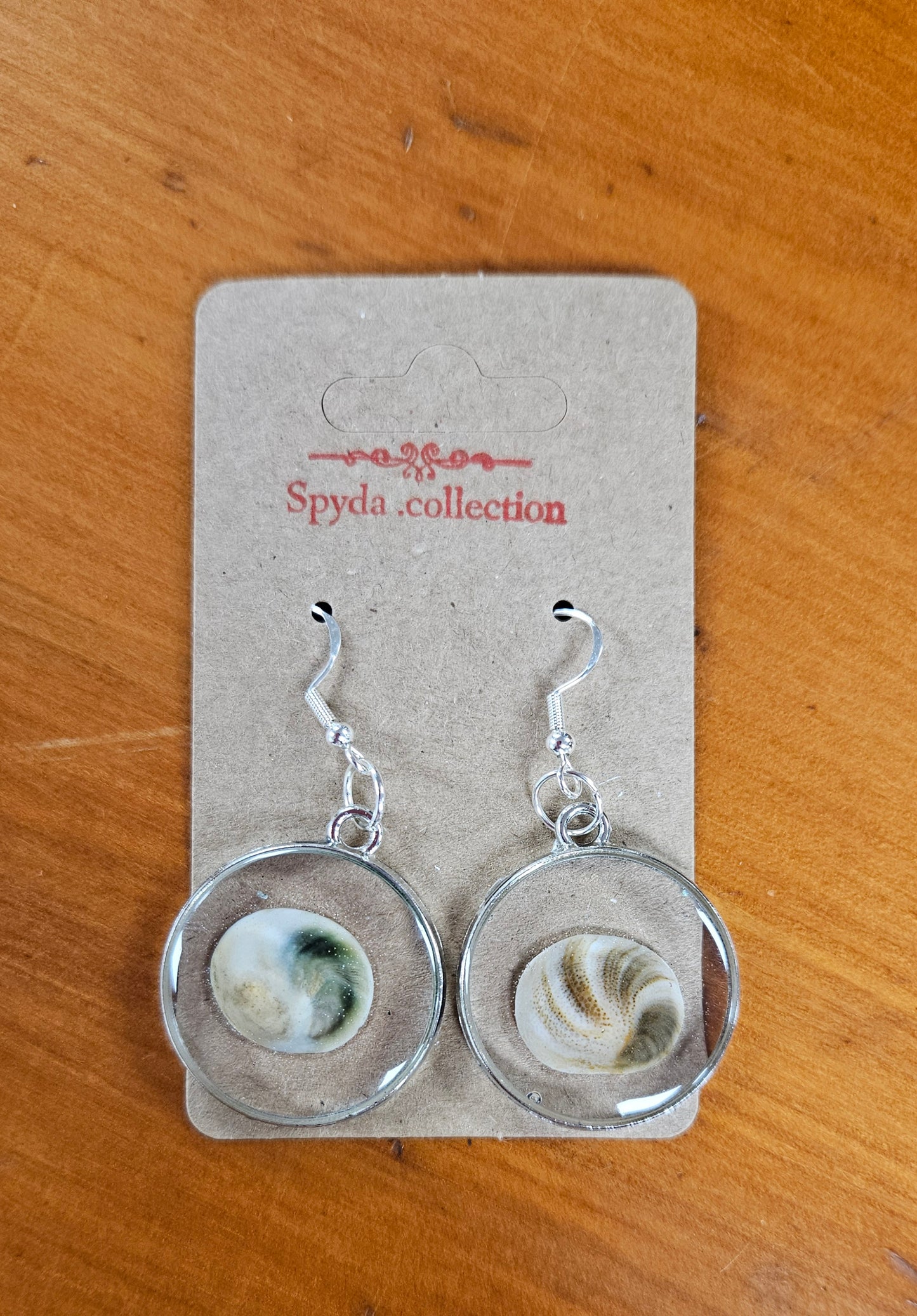 Cats Eyes Shell Earrings