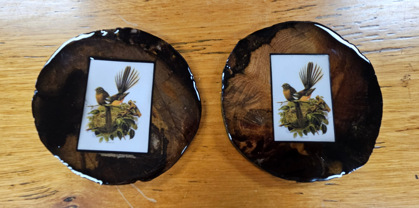 Swamp Kauri Coasters With Photo Inset