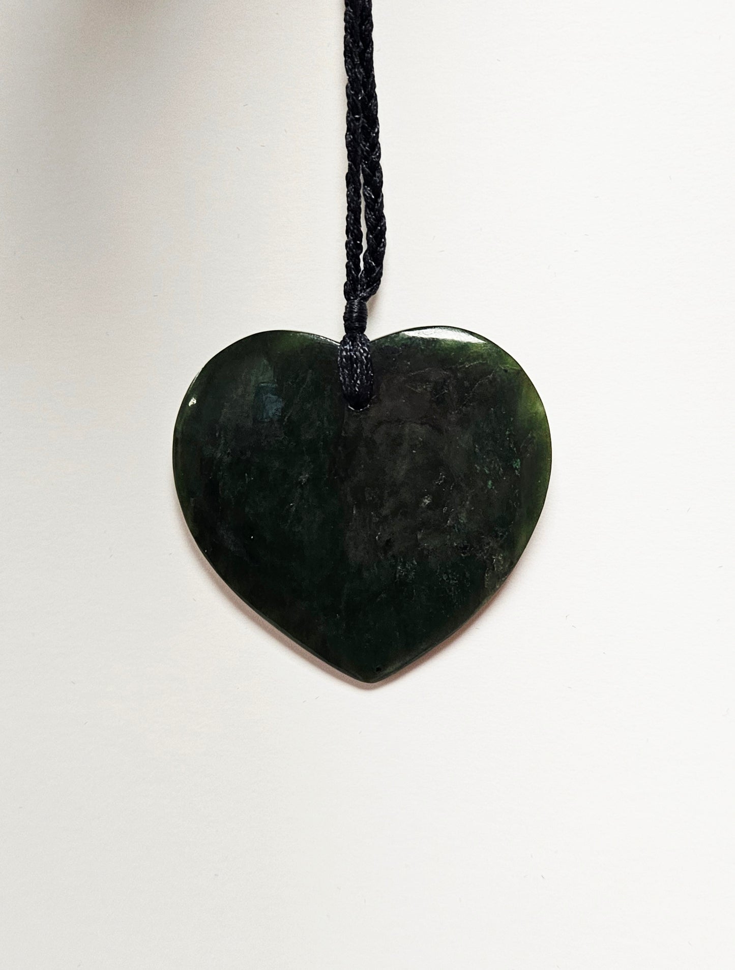 Greenstone Heart Shaped Pendant