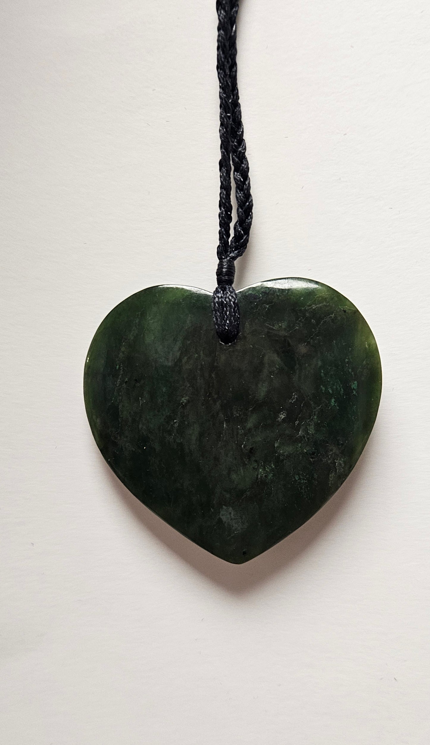 Greenstone Heart Shaped Pendant