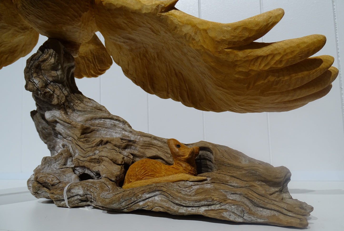 Sculpture - The Owl and the Awestruck Mouse